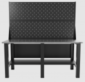 Верстак бестумбовый с двумя экранами/ Стол для слесарных работ 1800*700 GAROPT, Gt1800STPP2