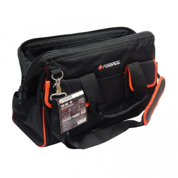 Сумка для инструментов закрытого типа MAXI (460х210х290мм, 16 карманов, матерчатая ручка+ремень"через плечо")