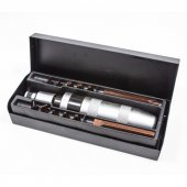 Отвертка ударная с набором бит и адаптером,14пр.1/2"(F)х5/16"(F) (PH1,2,3х35мм; PH3х70мм; SL5,6,8,9х35мм; SL8х70мм; H4,5,6х35мм),в метал. кейсе