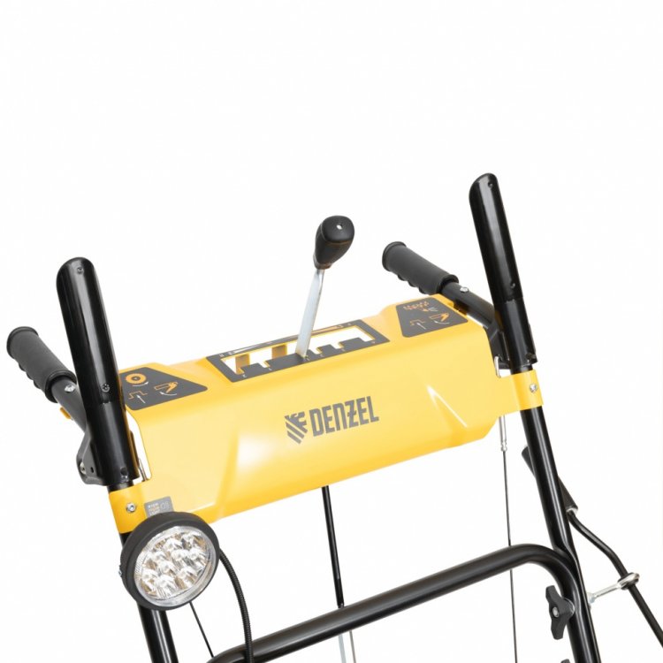 Бензиновая снегоуборочная машина SBM 610, 212cc, ручной старт, фара// Denzel