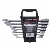 Набор ключей комбинированных трещоточных 7пр. (8,10,12,13,14,17,19мм)в пластиковом держателе Набор ключей комбинированных трещоточных 7пр. (8,10,12,13,14,17,19мм)в пластиковом держателе