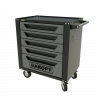 GTS5.grey Тележка инструментальная Garopt 5 ящиков СЕРАЯ, центральный замок, увеличенные колеса, доводчики, GAROPT Серия "Standart" GTS5.grey Тележка инструментальная Garopt 5 ящиков СЕРАЯ, центральный замок, увеличенные колеса, доводчики, GAROPT Серия "Standart"