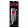 Набор ключей TORX Г-образных экстра длинных 7пр.(Т10,Т15,Т20,Т25,Т27,Т30,Т40) в пластиковом держателе