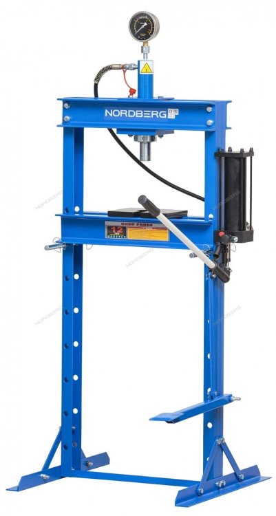Гидравлический пресс, 12 т, ножной привод Гидравлический пресс, 12 т, ножной привод