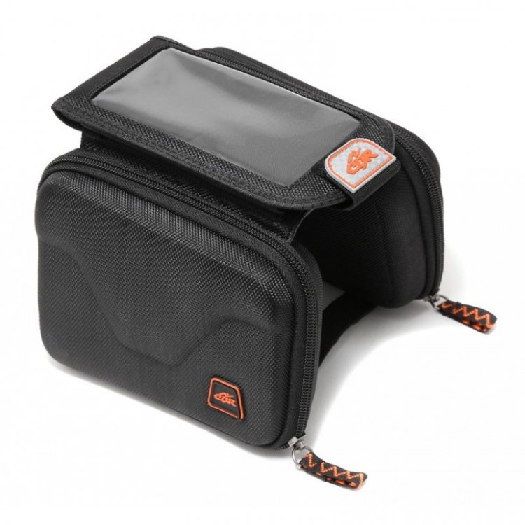 Сумка с креплением на раму велосипеда (2 кармана+чехол для телефона)