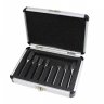 Набор шарошек металлических разнопрофильных по металлу "PROFI" 8пр.(Ø хвостовика 6мм),в аллюм. кейсе