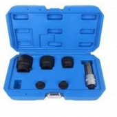 Набор головок для ступичных гаек автомобилей группы VAG, 6пр.(24,30,32мм-12гр; М18 1/2"; Н14,Н17 1/2"), в кейсе Набор головок для ступичных гаек автомобилей группы VAG, 6пр.(24,30,32мм-12гр; М18 1/2"; Н14,Н17 1/2"), в кейсе