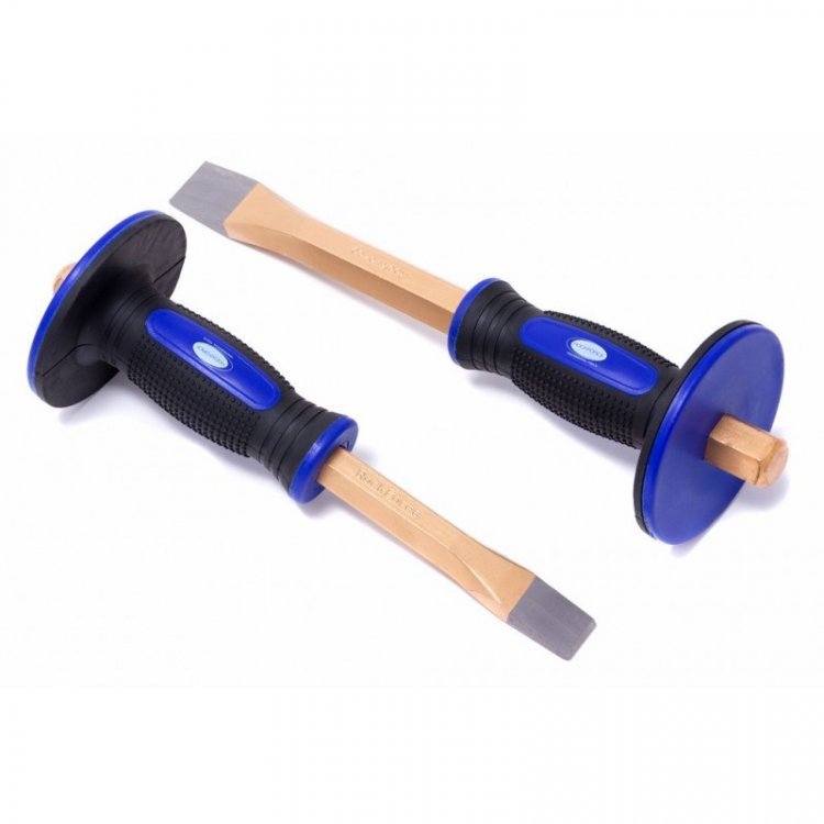 Зубило c прорезиненной защитной рукояткой 19мм (L-254мм)