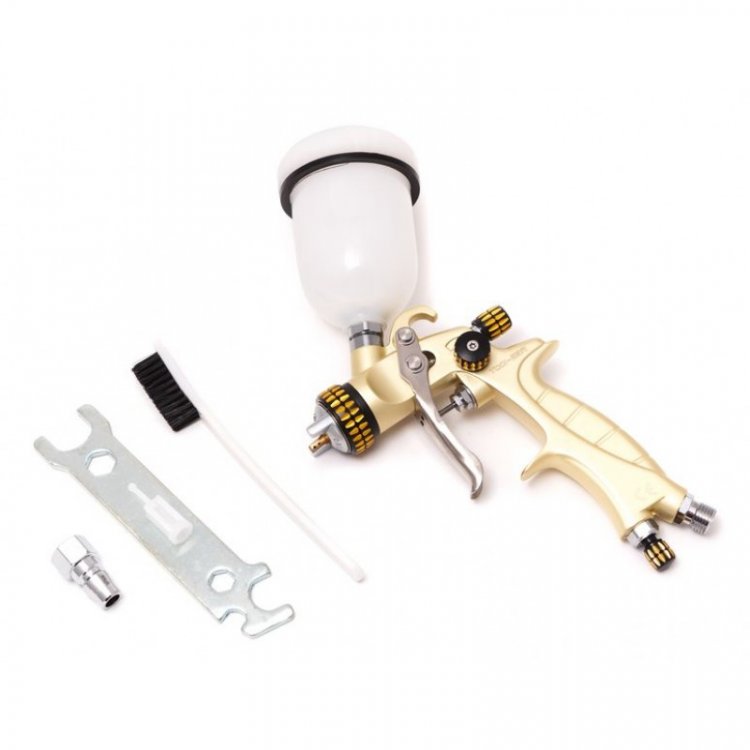 Краскораспылитель с верхним пластиковым бачком 125мл profi (сопло 0,8мм) Краскораспылитель с верхним пластиковым бачком 125мл profi (сопло 0,8мм)