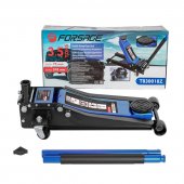 Домкрат подкатной гидравлический двухпоршневой 3,5 т низкопрофильный с резиновой накладкой 3,5т (h min 75мм, h max 510мм) Домкрат подкатной гидравлический двухпоршневой 3,5 т низкопрофильный с резиновой накладкой 3,5т (h min 75мм, h max 510мм)