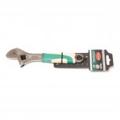 Ключ разводной с резиновой рукояткой 8"-200мм (захват 25мм), на пластиковом держателе