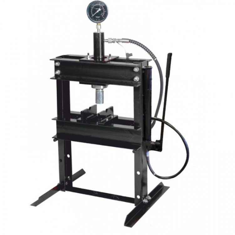 Пресс настольный гидравлический с манометром и выносным насосом 12т (раб. высота: 0-340мм, раб. ширина: 400мм, раб. стол: 185х400мм, ход штока: 175мм) Пресс настольный гидравлический с манометром и выносным насосом 12т (раб. высота: 0-340мм, раб. ширина: 400мм, раб. стол: 185х400мм, ход штока: 175мм)