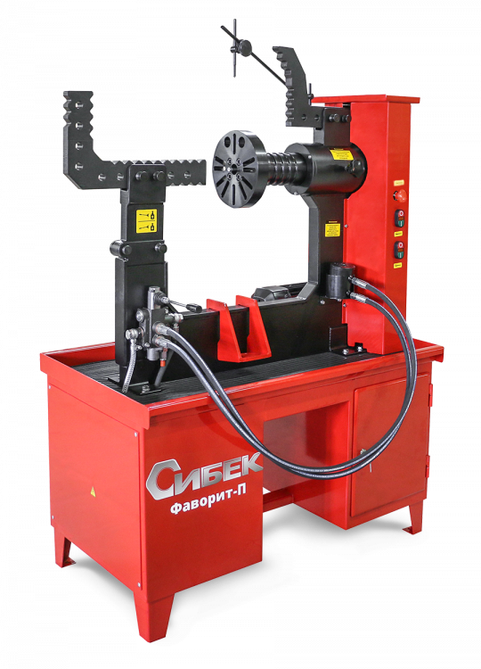 Фаворит- П  (ДП4П.000 СБ) Стенд для правки дисков (электрический стенд 380В с гидроприводом и приводом вала для правки легкосплавных дисков)