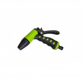 Пистолет-распылитель поливочный с фиксацией, регулировкой подачи воды и диаметра распыления, на блистере