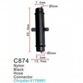 Клипса для крепления внутренней обшивки а/м Крайслер пластиковая (100шт/уп.) Клипса для крепления внутренней обшивки а/м Крайслер пластиковая (100шт/уп.)