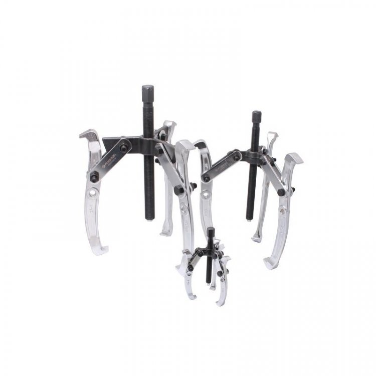 Съемник трехлапый переставной 4" (Ø захвата -100мм, длина лап-100мм,лапы S-образные)