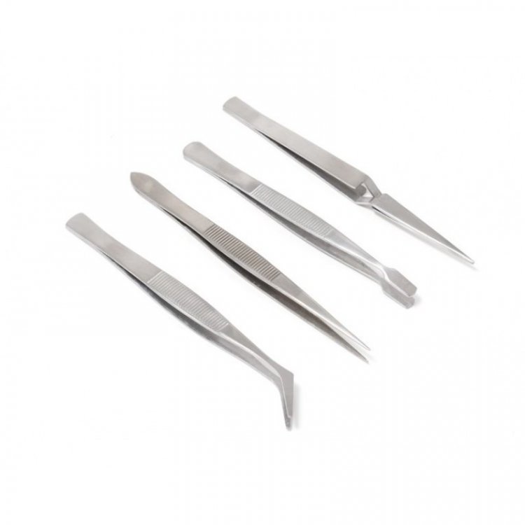 Набор пинцетов 4пр.(L-120мм)