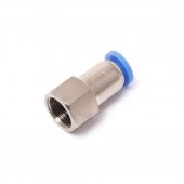 Фитинг для пластиковых трубок 10мм с внутренней резьбой 1/8"