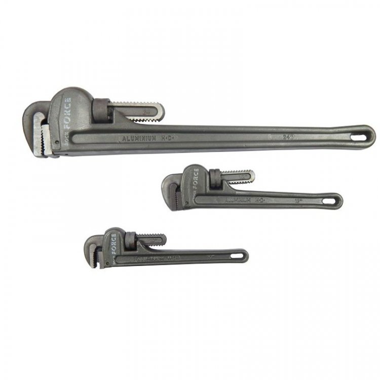 Ключ трубный с алюминиевой рукояткой 12",max Ø  захвата 50мм