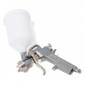 Краскораспылитель с верхним пластиковым бачком (600мл, 1.7мм, 2 bar, 85-113 л/мин, присоед. резьба 1/4")