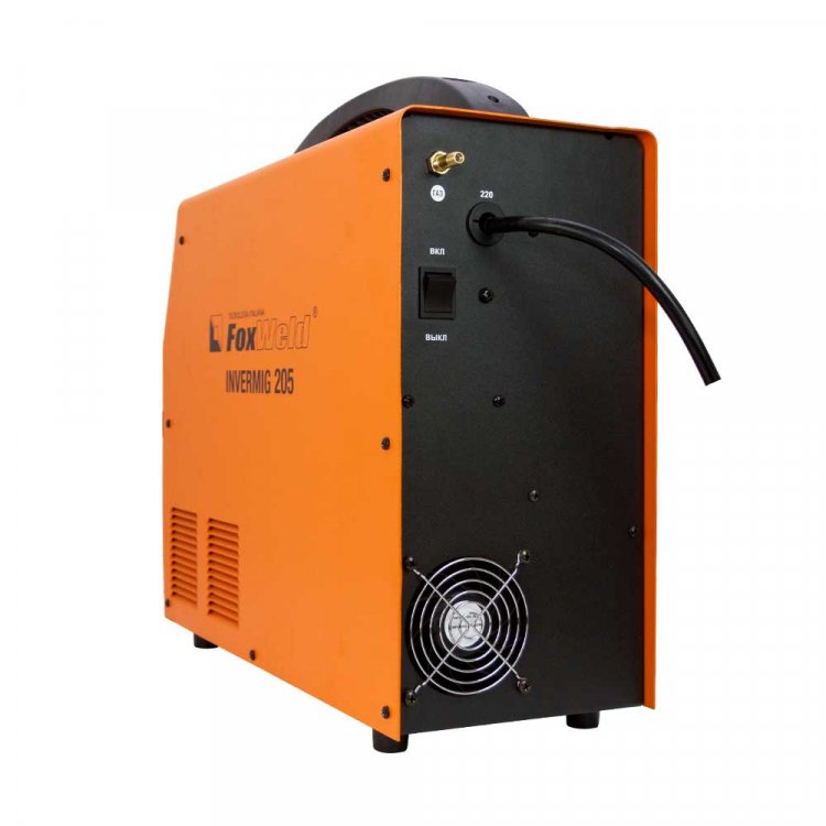 Сварочный полуавтомат Invermig 205  - Надежный 205А полуавтомат 3-в-1 с внутренним механизмом подачи проволоки. Сварочный ток 30-200 (MIG), 20-180 (TIG), 30-160(MMA). Возможность сварки порошковой проволокой (FCAW). ПВ: 100%. Напряжение: 220В. Есть р
