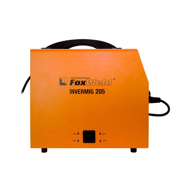 Сварочный полуавтомат Invermig 205  - Надежный 205А полуавтомат 3-в-1 с внутренним механизмом подачи проволоки. Сварочный ток 30-200 (MIG), 20-180 (TIG), 30-160(MMA). Возможность сварки порошковой проволокой (FCAW). ПВ: 100%. Напряжение: 220В. Есть р