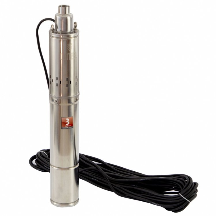 Скважинный насос DWS-4-150, винтовой, диаметр 4", 1300 Вт, 2000 л/ч, напор 150 м// Denzel Скважинный насос DWS-4-150, винтовой, диаметр 4", 1300 Вт, 2000 л/ч, напор 150 м// Denzel