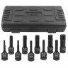 Набор головок-бит TORX ударных 10пр.,1/2"(T30, T40, T45, T50, T55, T60, T70, T80, T90, T100), в кейсе Набор головок-бит TORX ударных 10пр.,1/2"(T30, T40, T45, T50, T55, T60, T70, T80, T90, T100), в кейсе