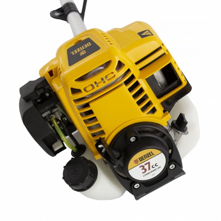 Триммер бензиновый DTL-37-4T, 4-тактный, 37 см3, неразъемная штанга// Denzel Триммер бензиновый DTL-37-4T, 4-тактный, 37 см3, неразъемная штанга// Denzel