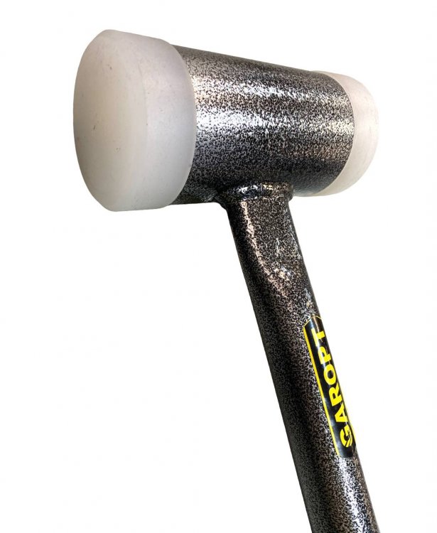 Молоток «без отскока» 1800гр для правки дисков со сменными бойками 60 мм / безынерционный / GAROPT Молоток «без отскока» 1800гр для правки дисков со сменными бойками 60 мм / безынерционный / GAROPT