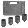 Набор головок ударных глубоких 4пр.1/2" (6-гр.) в кейсе Набор головок ударных глубоких 4пр.1/2" (6-гр.) в кейсе
