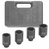 Набор головок ударных глубоких 4пр.1/2" (6-гр.) в кейсе Набор головок ударных глубоких 4пр.1/2" (6-гр.) в кейсе