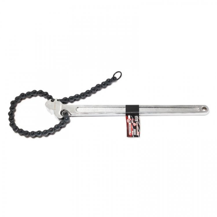 Съемник масляного фильтра цепной CR-V 15"-375мм (диаметр захвата - 130мм)