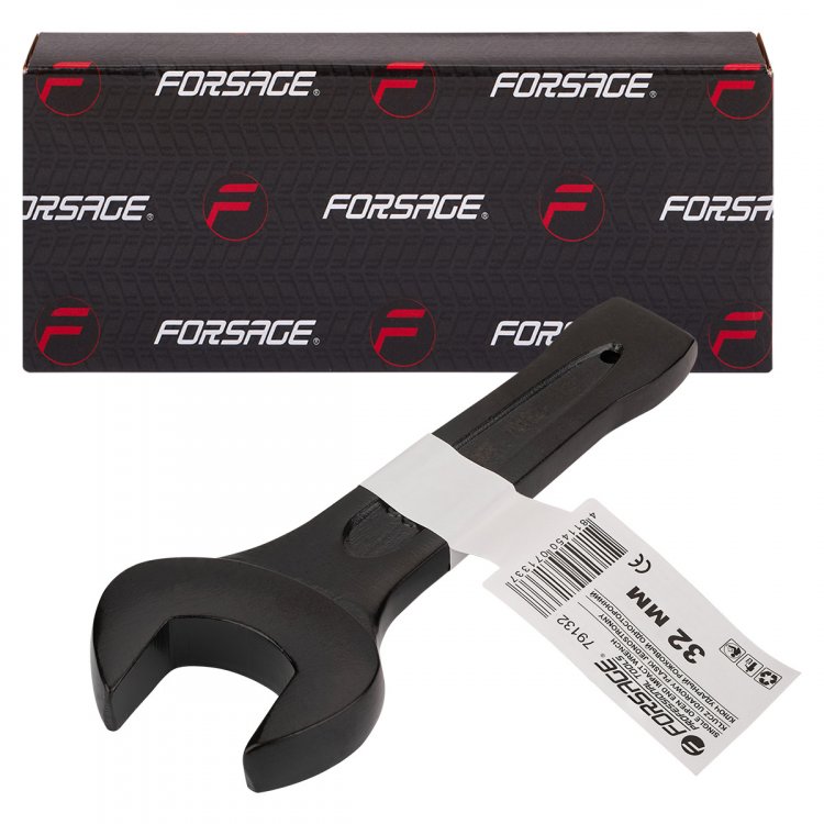 Ключ рожковый ударный односторонний 32мм (L-185мм)