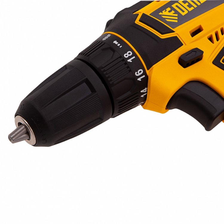 Дрель-шуруповерт аккумуляторная CDL-18-01CB, Li-Ion, 18 В, 1 акк.// Denzel