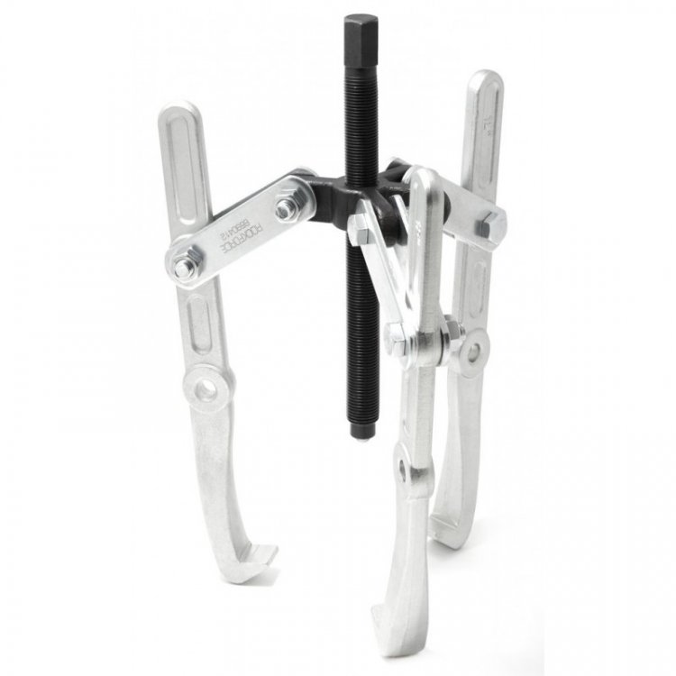 Съемник двух-трехзахватный переставной 4" (Ø захвата- 100мм, длина лап- 100мм, лапы L-образные) Съемник двух-трехзахватный переставной 4" (Ø захвата- 100мм, длина лап- 100мм, лапы L-образные)