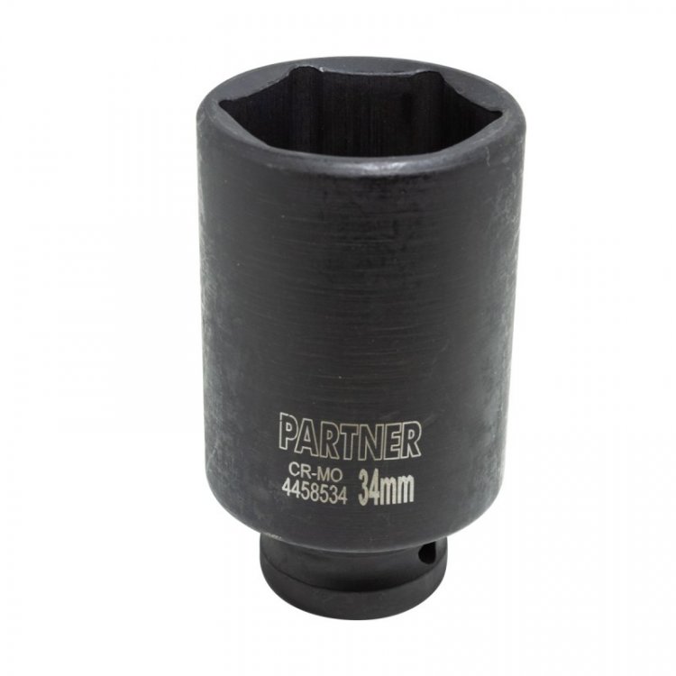 Головка ударная глубокая 34мм (6гр.), 1/2"