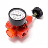 Регулятор давления с индикатором 1/4" (2200л/мин, 5-60°C, max входное/выходное давление: 15/10bar)