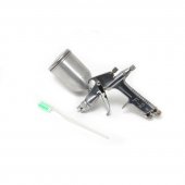 Краскораспылитель мини с боковым метал. бачком (125мл, 1.0мм, 2.0bar, 50-100 л/мин, присоед. резьба 1/4") Краскораспылитель мини с боковым метал. бачком (125мл, 1.0мм, 2.0bar, 50-100 л/мин, присоед. резьба 1/4")