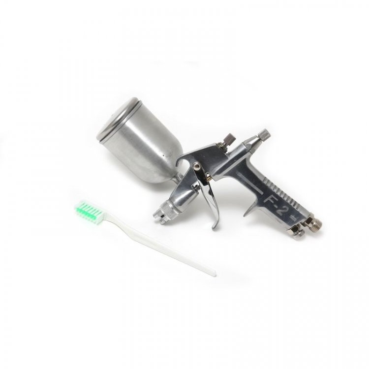 Краскораспылитель мини с боковым метал. бачком (125мл, 1.0мм, 2.0bar, 50-100 л/мин, присоед. резьба 1/4") Краскораспылитель мини с боковым метал. бачком (125мл, 1.0мм, 2.0bar, 50-100 л/мин, присоед. резьба 1/4")