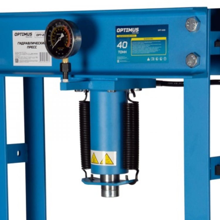 OPT-240 Пресс гаражный 40 т, с ручным и пневмогидравлическим насосом OPT-240 Пресс гаражный 40 т, с ручным и пневмогидравлическим насосом