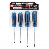 Набор отверток магнитных, 4пр. CrV6150 (SL:5x100мм,6х125мм; PH1х100мм PH2х125мм), в блистере