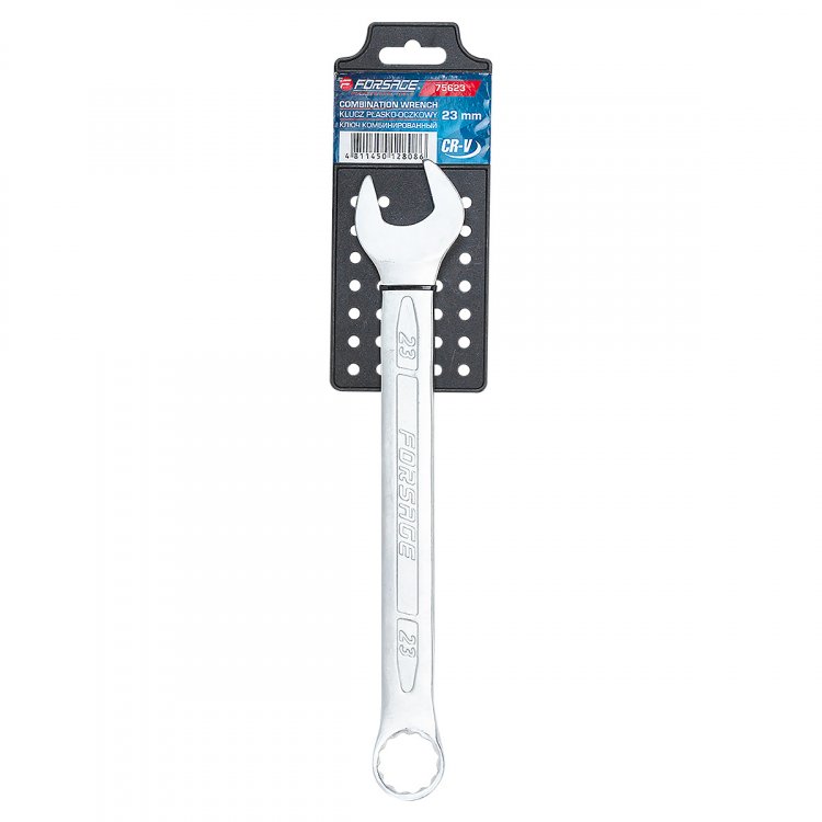 Ключ комбинированный "Profi" 23мм, на пластиковом держателе