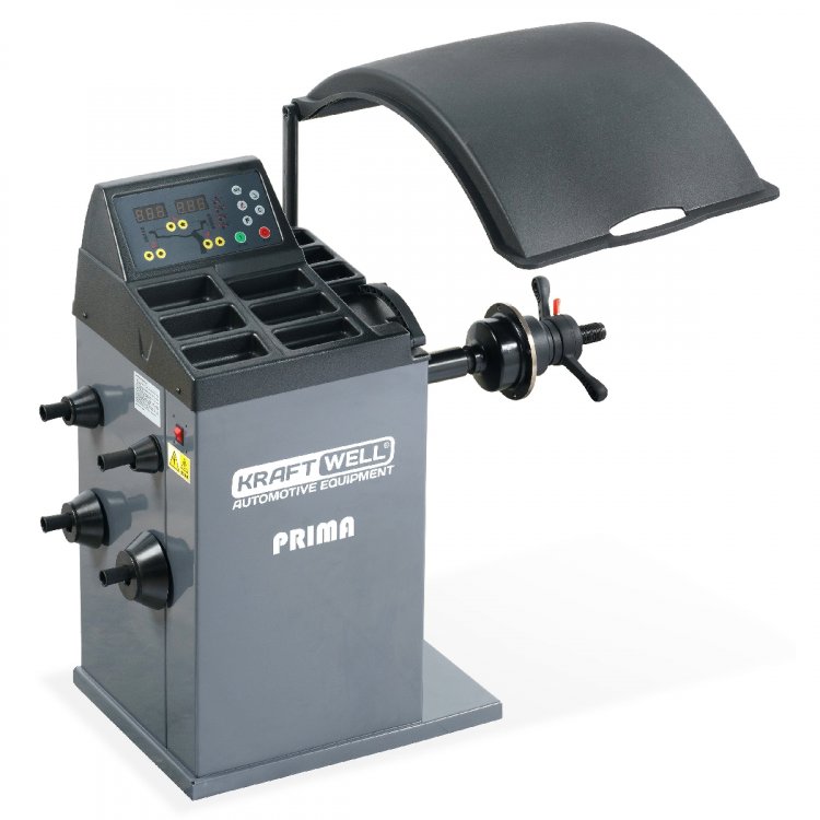 Балансировочный станок с ручным вводом параметров, лазер KraftWell арт. PRIMA Балансировочный станок с ручным вводом параметров, лазер KraftWell арт. PRIMA