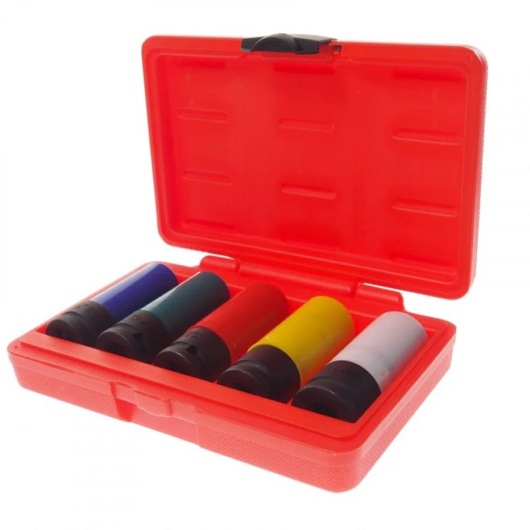 Набор головок для литых дисков 5 предметов Набор головок для литых дисков 5 предметов