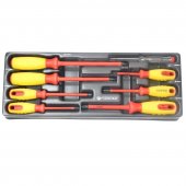 Набор отверток диэлектрических 8пр. (PH 0,1,2.SL 2.5,4,5.5,6.5)в лотке Набор отверток диэлектрических 8пр. (PH 0,1,2.SL 2.5,4,5.5,6.5)в лотке