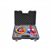 Набор инструментов для тестирования системы кондиционирования воздуха с двумя манометрами