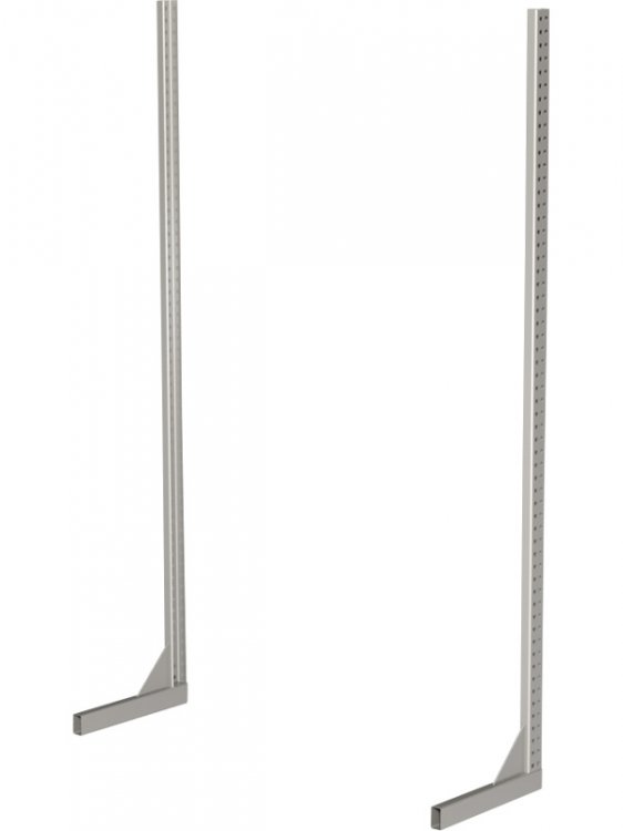 Комплект стоек (2шт) 2000*400 мм для стеллажа GAROPT под пластиковые лотки