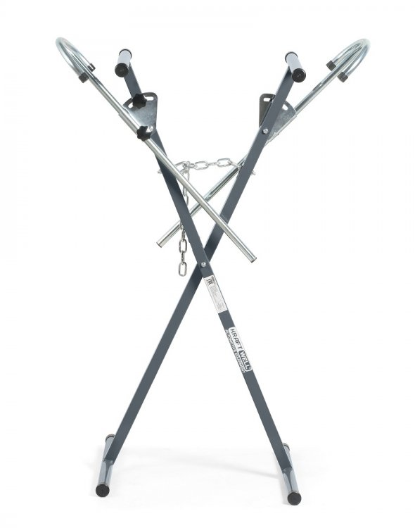 Универсальный Х-образный стенд для ремонта, окраски или сушки элементов автомобиля. KraftWell арт. KRW-HLX