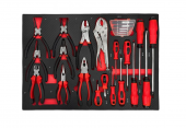 Набор-сет/ набор инструментов (ложемент) 19 предметов, арт. № GTY1227 ,  Horex